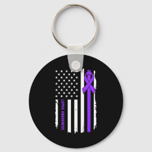 Support squad lupus awareness warrior fighter keychain