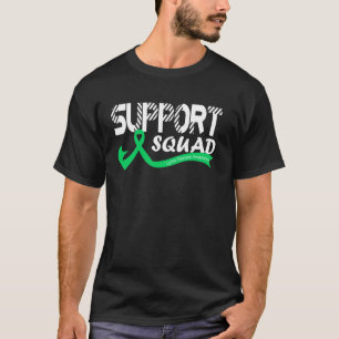 Support Squad Lyme Disease Awareness Ribbon Green T-Shirt