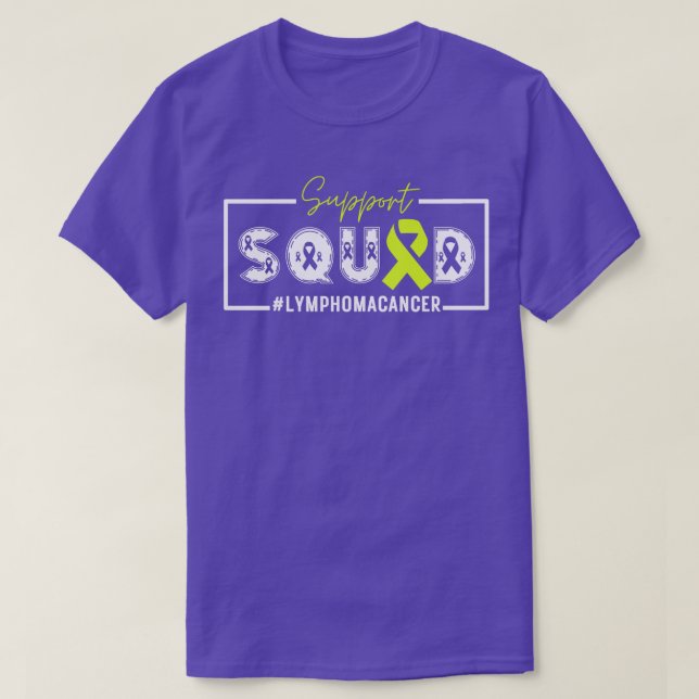 Support Squad Lymphoma 18 T-Shirt (Design Front)