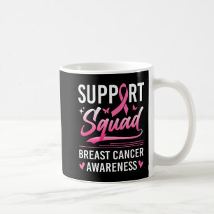 Support Squad Matching Family Breast Cancer Awaren Coffee Mug