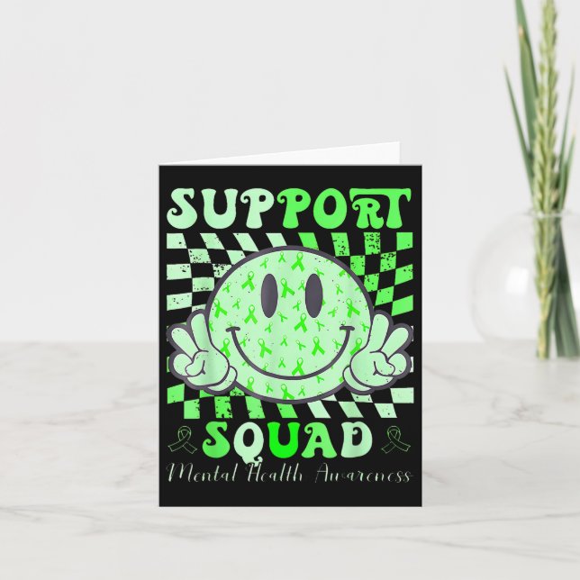 Support Squad Mental Health Awareness  Card (Front)