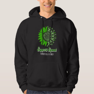 Support Squad Mental Health Awareness Green Ribbon Hoodie