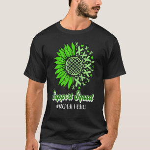 Support Squad Mental Health Awareness Green Ribbon T-Shirt