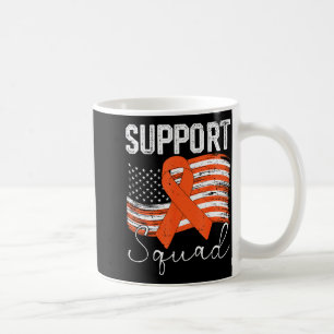 Support Squad Multiple Sclerosis Orange Ribbon &am Coffee Mug
