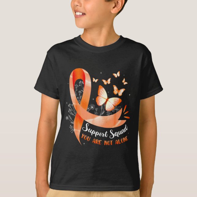 Support Squad Not Alone Leukaemia Awarenes Men T-Shirt (Front)