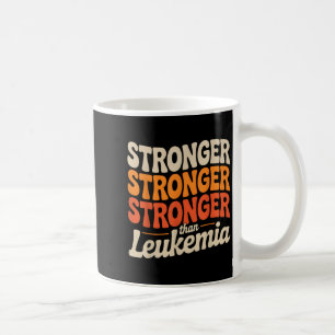 Support Squad Orange Ribbon Leukaemia Blood Cancer Coffee Mug