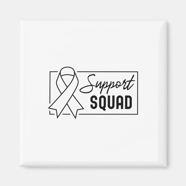 Support Squad Orange Warrior Crps Awareness 1  Magnet (Front)
