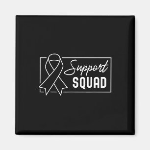 Support Squad Orange Warrior Crps Awareness 2 Magnet