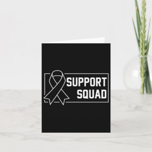 Support Squad Orange Warrior Crps Awareness 3 Card