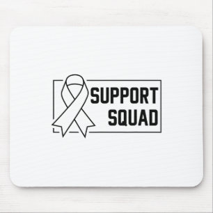 Support Squad Orange Warrior Crps Awareness  Mouse Pad