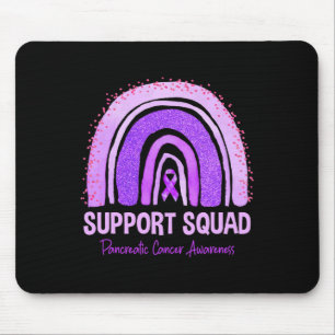 Support Squad Pancreatic Cancer Awareness Rainbow  Mouse Pad