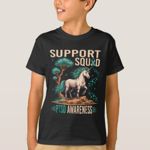 Support Squad Ptsd Awareness Mental Health Warrior T-Shirt
