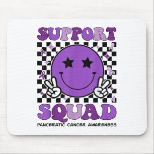 Support Squad Purple Ribbon Pancreatic Cancer Awar Mouse Pad
