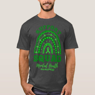 Support Squad Rainbow Mental Health Awareness 6511 T-Shirt