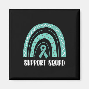 Support Squad Rainbow Polycystic Kidney Disease Aw Magnet