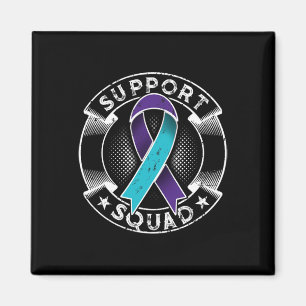 Support Squad Ribbon Suicide Prevention Awareness  Magnet