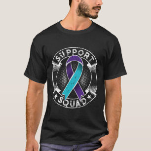 Support Squad Ribbon Suicide Prevention Awareness  T-Shirt