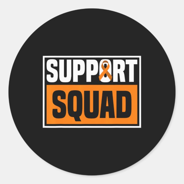 Support Squad Rsd Crps Awareness 1  Classic Round Sticker (Front)