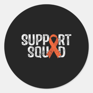 Support Squad Rsd Crps Awareness Classic Round Sticker