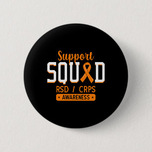 Support Squad Rsdcrps Complex Regional Pain Syndro 2 Inch Round Button