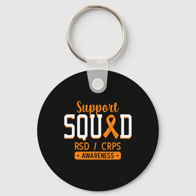 Support Squad Rsdcrps Complex Regional Pain Syndro Keychain (Front)