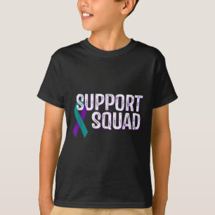 Support Squad Suicide Prevention Awareness Ribbon  T-Shirt