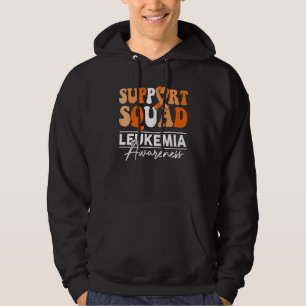 Support Squad Sunflower Hair Leukemia Awareness Hoodie