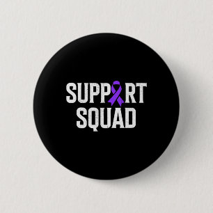 Support Squad Support Pancreatic Cancer Awareness 2 Inch Round Button