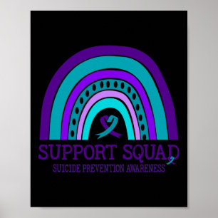 Support Squad Support Rainbow Suicide Prevention A Poster