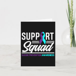 Support Squad Support Suicide Prevention Awareness Card
