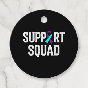 Support Squad Support Suicide Prevention Awareness Favour Tags