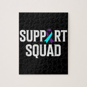 Support Squad Support Suicide Prevention Awareness Jigsaw Puzzle