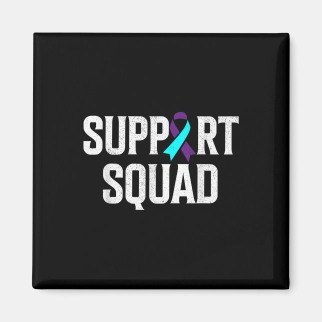 Support Squad Support Suicide Prevention Awareness Magnet (Front)