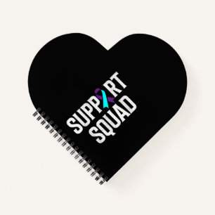 Support Squad Support Suicide Prevention Awareness Notebook