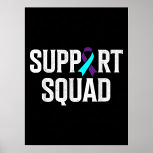 Support Squad Support Suicide Prevention Awareness Poster