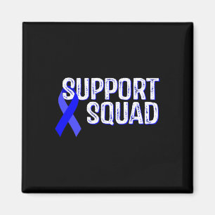 Support Squad Warrior Alopecia Areata Awareness  Magnet