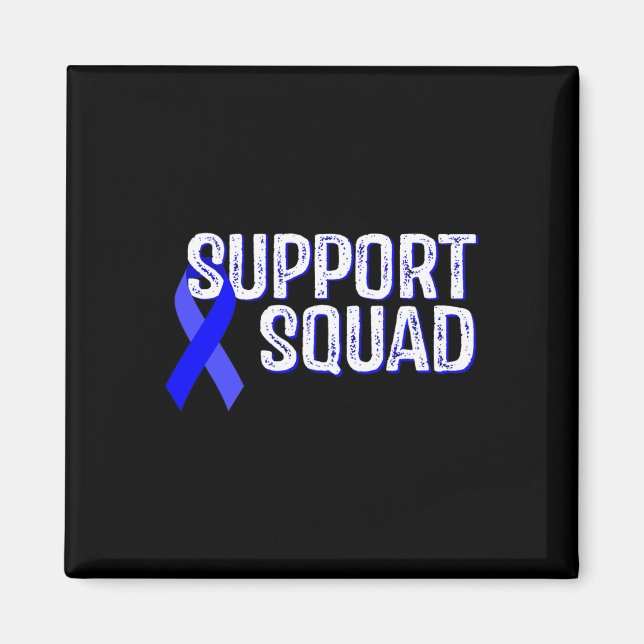 Support Squad Warrior Alopecia Areata Awareness  Magnet (Front)