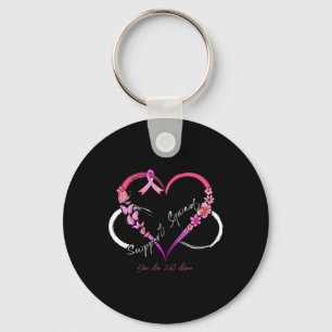 Support Squad You Are Not Alone Breast Cancer Awar Keychain