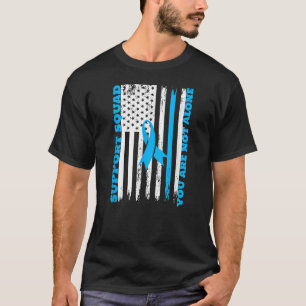 Support Squad You Are Not Alone Diabetes Awareness T-Shirt