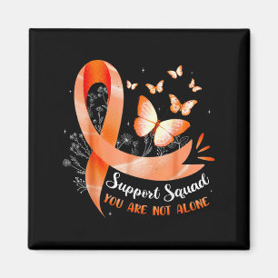 Support Squad You Are Not Alone Leukaemia Awarenes Magnet