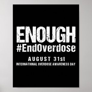 Support Stop Overdose International Overdose Aware Poster