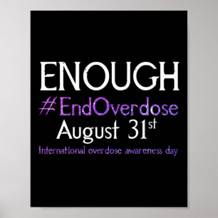 Support Stop Overdose International Overdose Aware Poster