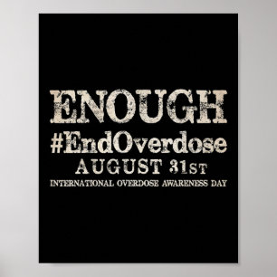 Support Stop Overdose International Overdose Aware Poster