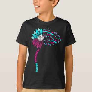 Support Suicide Awareness Flower Suicide Preventio T-Shirt