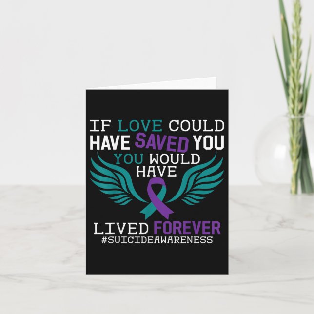 Support Suicide Prevention Awareness Week 2022 Rib Card (Front)