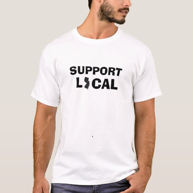 Support T-shirt local - New Jersey (NJ) (Devant)