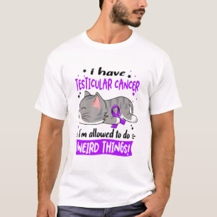 Support Testicular Cancer Awareness Ribbon Gifts T-Shirt