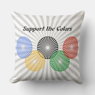 Support the Colours - Throw Pillow