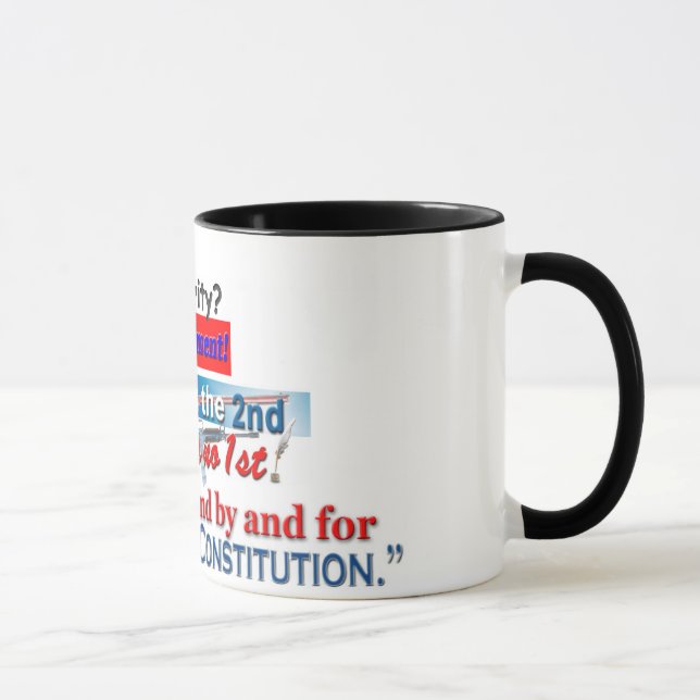 Support the Constitution mug (Right)