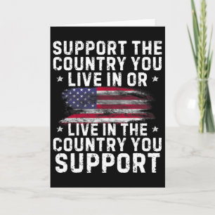 Support The Country You Live In Or Support Conserv Card